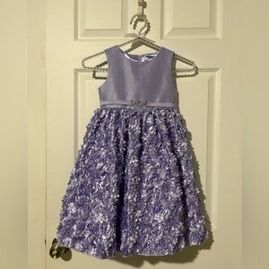 Elegant American Princess Purple Girls’ Dress